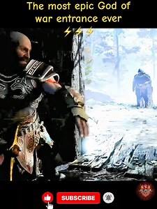 The most epic God of War Entrance in the history 🔥🔥 #godofwar #gaming #playstation #kratos #ps5