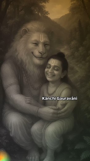 Prahlada Nrusimha — highlighting the divine love between Bhagavan Nrusimha and His pure devotee Prahlada: Prahlada Nrusimha: The Most Wonderful Love in the Entire Universe | Kānchi Gauravāni ⸻ 💖 YouTube Description: Experience the most divine and fearless love ever witnessed — the unshakable devotion of Prahlada Maharaj and the boundless mercy of Bhagavan Nrusimha. In a world filled with fear, this story reminds us that pure bhakti protects us beyond all logic and limits. 🦁 “To protect His lit