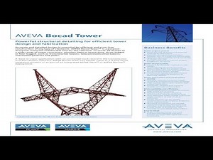 Bocad Tower Design Lesson 01 | AVEVA Bocad Software Tower Design | Bocad Steel Structure Design.
