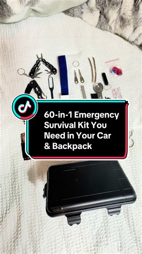 Ultimate 60-in-1 Emergency Survival Gear Kit