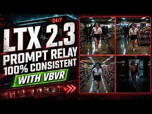 LTX 2.3 + Prompt Relay: 100% Consistent AI Video (Free VBVR Comfyui Workflow)