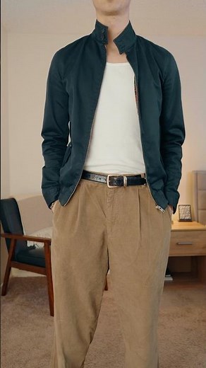 styling a harrington jacket #mensfashion #springoutfit #harringtonjacket