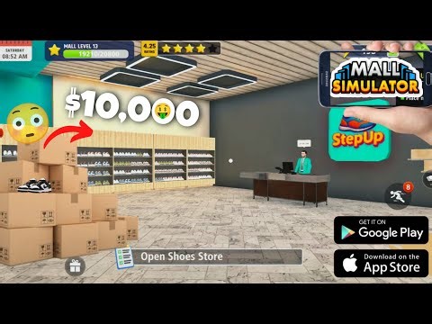 Upgrade My Shoes Store🤩 in Mall Simulator Android Gameplay Part 1