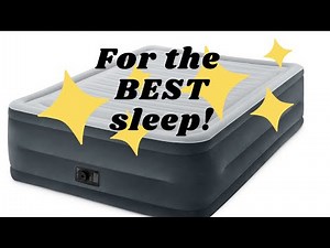 Intex Air Mattress Double Dura Beam Plus Review | Best air mattress | Built in air pump