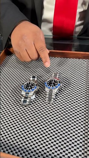 Rolex GMT Master II Batman 116710 and Batgirl 126710 Steel Blue Black Bezel Watches | SwissWatchExpo