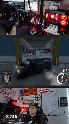 1st try👀 #shorts #shortsfeed #beamngdrive #online #gaming #pc #drift #simulator #thrustmaster #mods