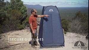Portable Pop Up Extra Tall Privacy Tent with Easy Open Door - Changing Room Pod, Waterproof Outdoor Rain Shelter, Camp Toilet for Dressing Room, Porta Potty, Camping, Beach | Quick Setup