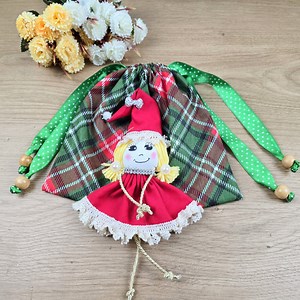 So Pretty 😍 Making Drawstring Gift Bag For Christmas in the Easiest Way. | Knitting