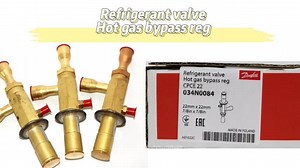 Danfoss Hot Gas Bypass Regulator and Liquid Gas Mixer Refrigerant Valve Hot Gas Bypass Reg CPCE 22  034N0084