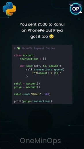 You Sent Money… But Someone Else Got It Too 😳 (Python Bug)