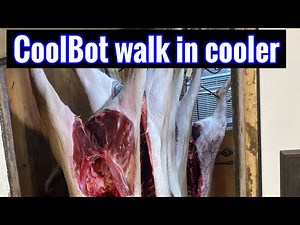 CoolBot Walk in cooler for Deer processing.