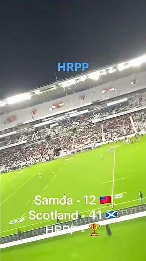 HRPP song played at Eden Park Last Night