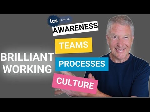 The 4 Brilliant Working Courses: Awareness, Teams, Processes & Culture