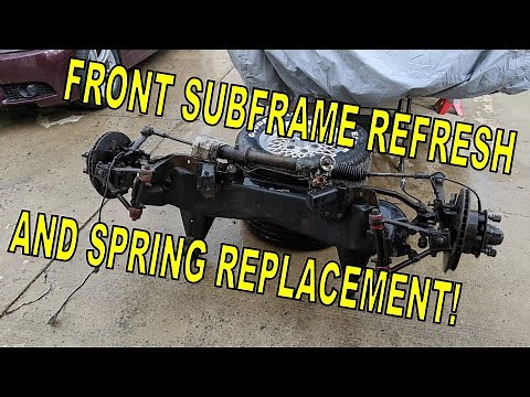 Jaguar XJ-S Front Subframe Removal, Refresh, Spring Replacement, And More!