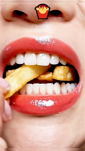 Fries ASMR 🍟 | Ăn khoai tây chiên giòn rụm