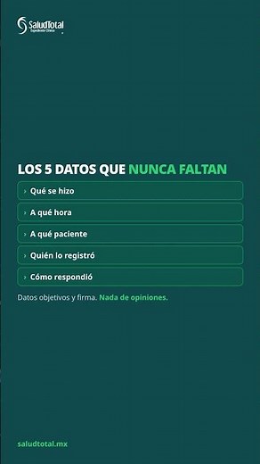 Cómo hacer una NOTA DE ENFERMERÍA: estructura y ejemplos #Shorts