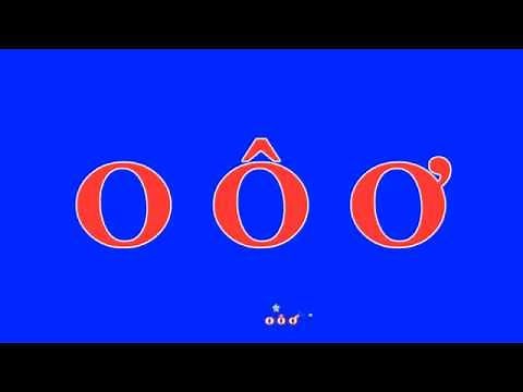 [bài hát] o ô ơ - Bé học chữ o ô ơ