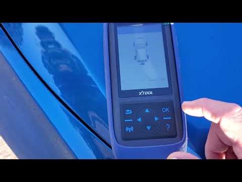 Xtool TP 150 TPMS programming (2017 Toyota Camry SE)