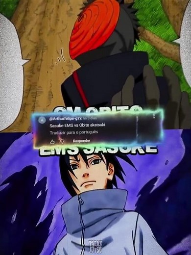 OM Obito vs EMS Sasuke | Talks no Jutsu