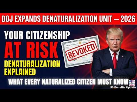 🚨 Can the U.S. Government Take Away Your Citizenship? Denaturalization Explained