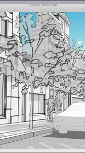 We're going vintage with hand drawings this week! Head over to the link in our bio to join Eric as he shows you how to turn 2D into 3D in SketchUp. | SketchUp