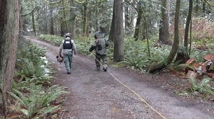 Bomb Squad blows up Ether - - - - - - - - - - - On February 2nd 2021, Pierce County Sheriff Bomb Squad with assistance from the FBI disposed of some hazardous material found in a garage off of Thomas Rd NW in the Key Peninsula area. They were able to successfully remove the material and use explosives to dispose of it. Thankfully this homeowner contacted us before it got any worse. | Pierce County Sheriff's Office