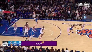 Highlights: Mikal Bridges (15 PTS) Knicks vs. Thunder