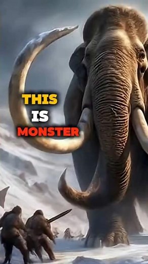 The Monster Columbian mammoth 😨|