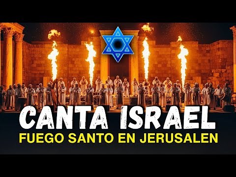 ISRAEL CANTA 🎺 Adoración Hebrea Profunda con Alegría y Fuego Santo - Melej Yisrael en Jerusalén