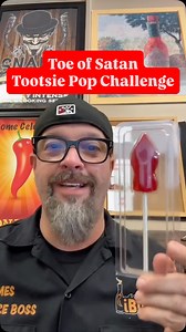 6.2K views · 808 reactions | Did the 9M SHU Toe of Satan Tootsie Pop Challenge 2 years ago today! Never posted it here until now. #toeofsatan | Hot Sauce Boss | Facebook