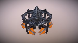 Alien Space Station - 3D model by Suleiman Zhukov (@Suleiman_Zhukov)
