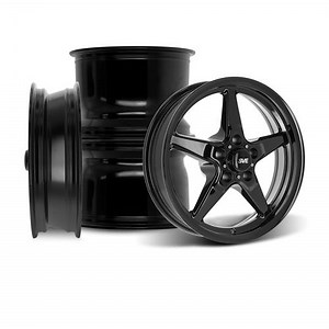 SVE Mustang Drag "Classic" Wheel Kit - 17x4.5 / 15x10  - Gloss Black (94-04)