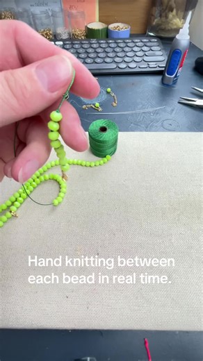 Hand Knitting Beaded Jewelry: A Worthwhile Process