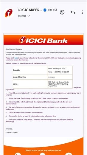 check out the video of interview questions..icici bank aspire program...#icicibank #subscribe