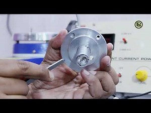 To determine the resistivity of a semiconductor with temperature by four probe method, its band-gap.