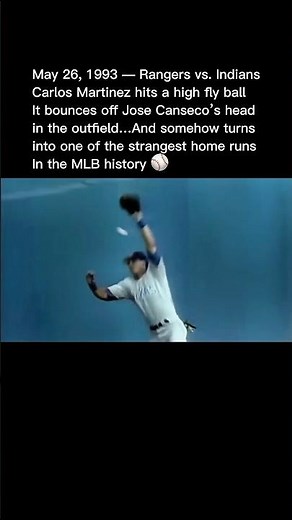 Jose Canseco’s Head-Turned Home Run | The Strangest Play in MLB History ⚾😂