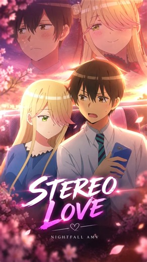 STEREO LOVE 💕 | Naoto × Satsuki | Anime Love Edit #short #anime #satsuki #naoto #edits #amv #love