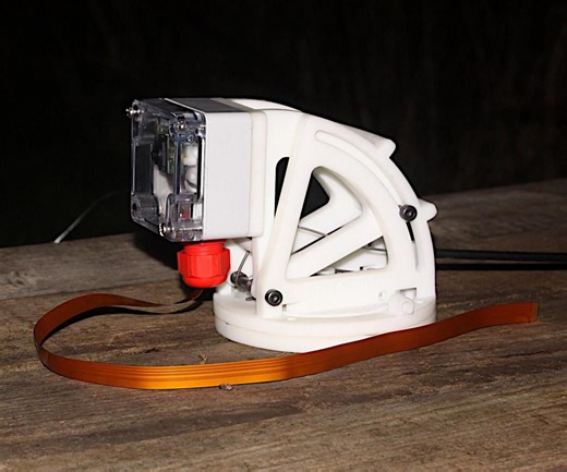 Waterproof Raspberry Pi Camera Pan Tilt Mechanism