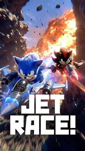 Sonic vs Shadow: Jet Battle Race ✈️🔥 (Who Wins in the Sky?)