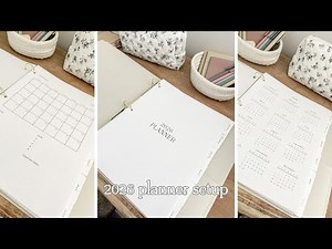 diy 2026 planner setup (easy printable planner pages)