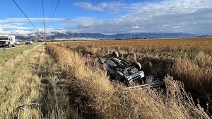 54-year-old woman dies after vehicle flips into canal off of SR-218 in Cache County