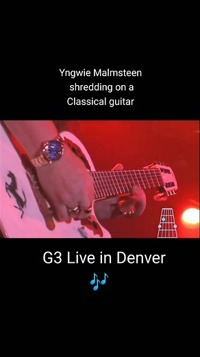 Yngwie Malmsteen Classical Guitar Performance