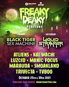 Red Cube and Disco Donnie Presents team up once again to bring you Freaky Deaky Portland 2021 🔥 The Portland Expo Center, this October 29th & 30th. Get ready for the bass to rattle your bones with an unforgettable lineup 📢Tickets go on sale Friday at 10am PT. Enter for a chance to win 4 tix: https://app.hive.co/l/3oz6fd - - - The health and safety of attendees, artists and our staff is our top priority. Currently, the State of Oregon requires masks at all indoor public places and physical dist