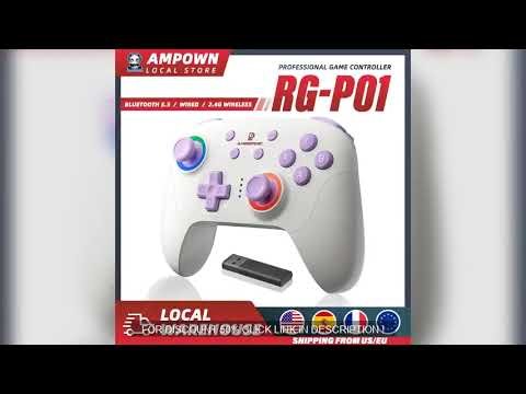 ANBERNIC RG P01 Gamepad Wireless Gaming Controller Hall Trig Discount 50% #AliExpress