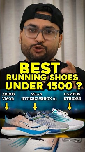 Battle of Best Running Shoes under 1500🔥 Hypercushion 01 (vs) Visor (vs) Strider