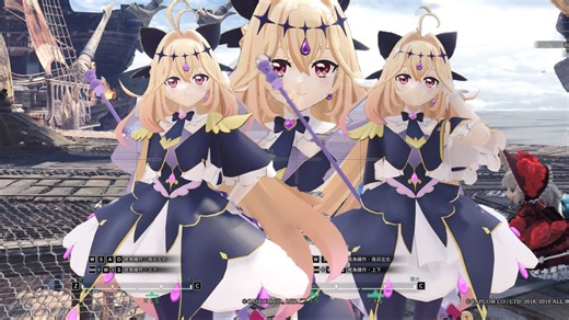 森亚露露卡 紫宝石都闪光哦! 法杖(太 棍 大剑) 装饰全可动=前额宝石链 发大蝴蝶结 领带 胸 裙四周 头巾 背衣尾 发前后左右 多处碎发动等  太刀 大剑