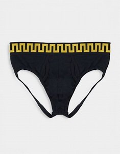 ASOS DESIGN brief jock strap with grecian style waistband | ASOS