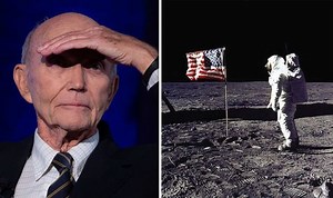 Michael Collins' Moon landing confession exposed in unearthed clip