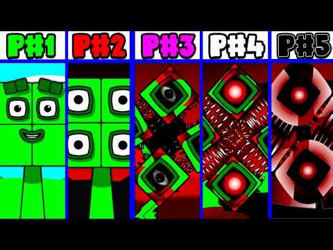 all Phases in New Incredibox Sprunki OC of Four (from Numberblocks): From Phase 1 to Phase 5