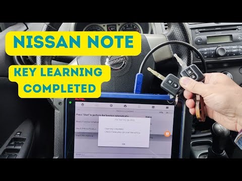 Nissan Note key programming by Autel IM608. Nissan Note add a new key. How to add a new key Nissan.